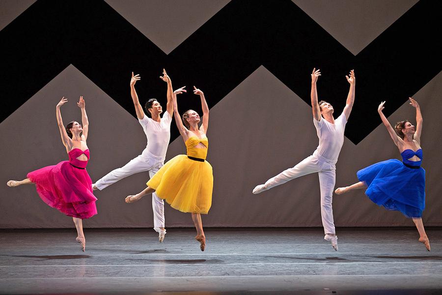 Ballet Dancers on stage